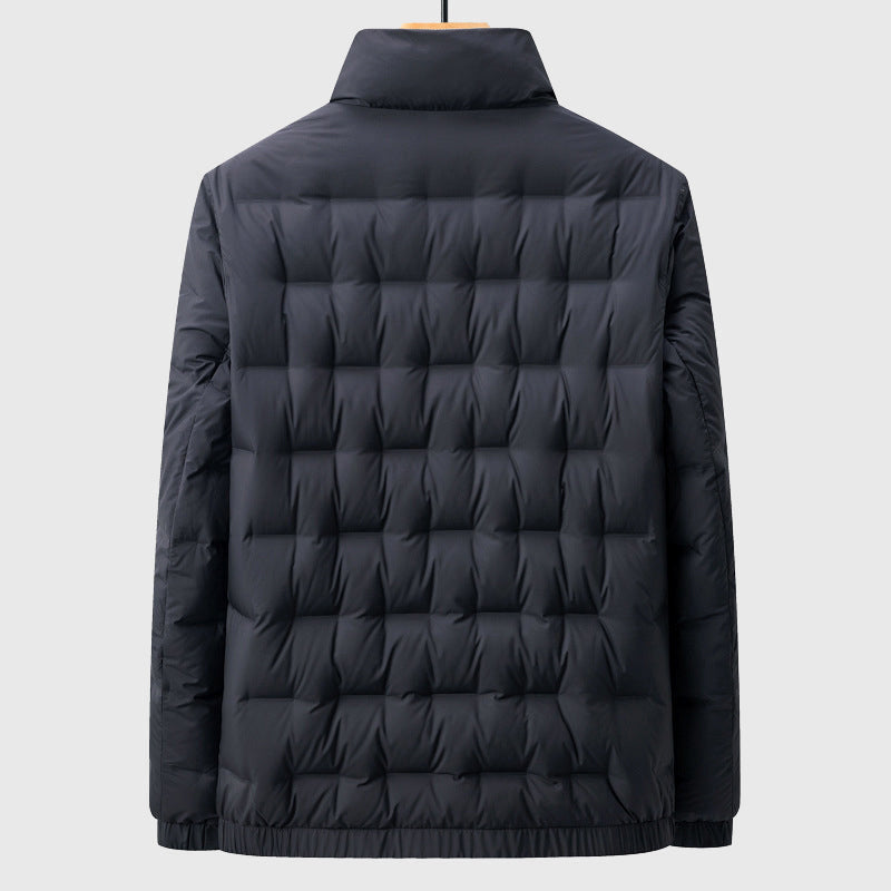 Men's Padded Jacket with Stand-Up Collar – Light, Warm & Stylish