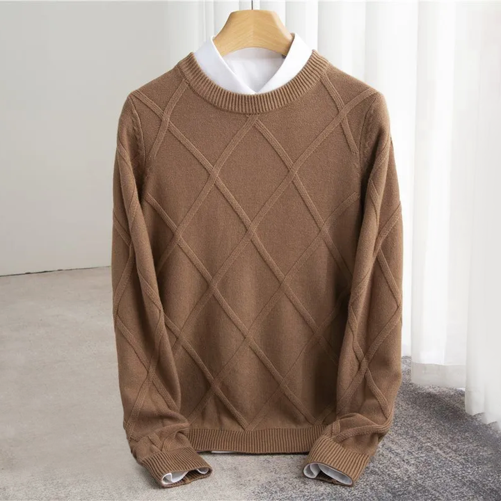 Rossi Roma | Argyle Cashmere Sweater