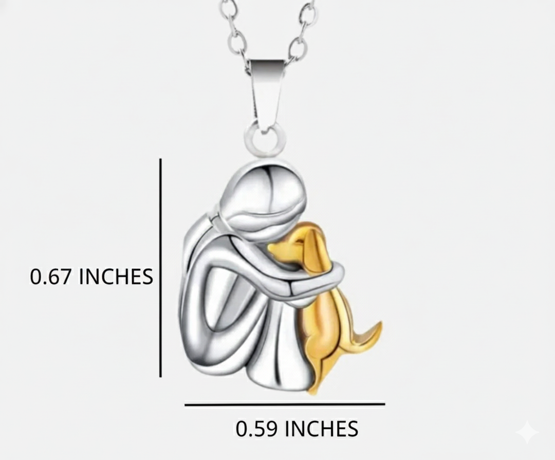 Olivia™ - Dog-Shaped Pendant Necklace