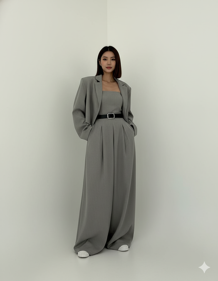 Eclat™ - Women's Bustier Set + Jacket – Elegant & Trendy Style
