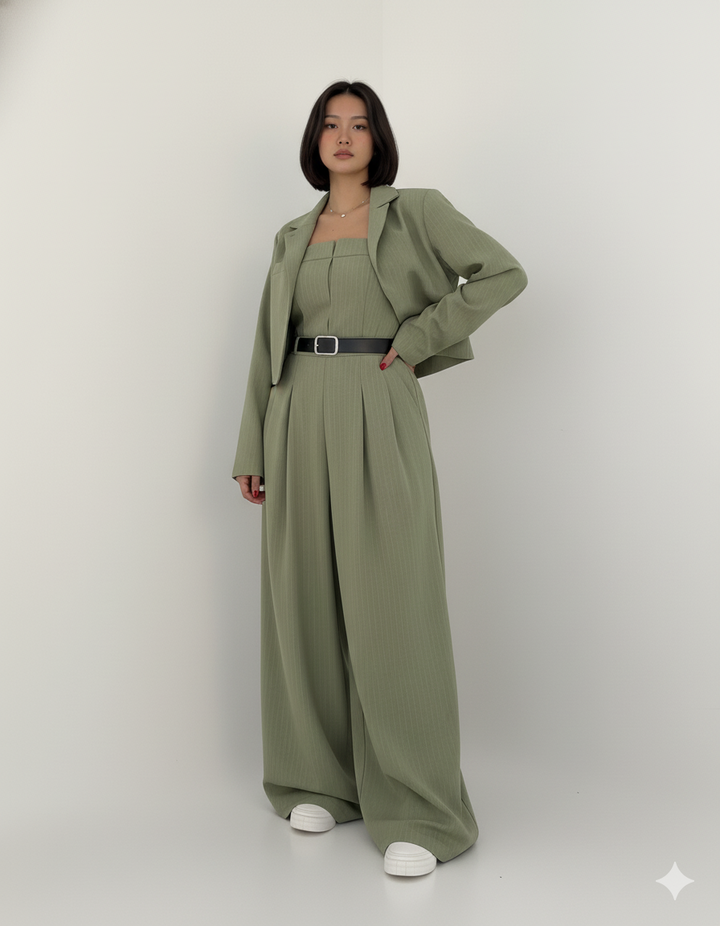 Eclat™ - Women's Bustier Set + Jacket – Elegant & Trendy Style