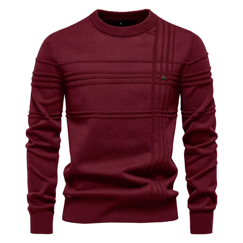 Leandro | Elegant Sweater for Men with Check Design