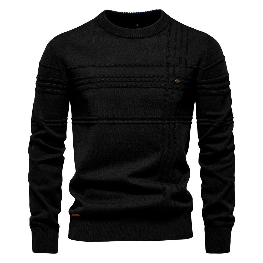 Leandro | Elegant Sweater for Men with Check Design