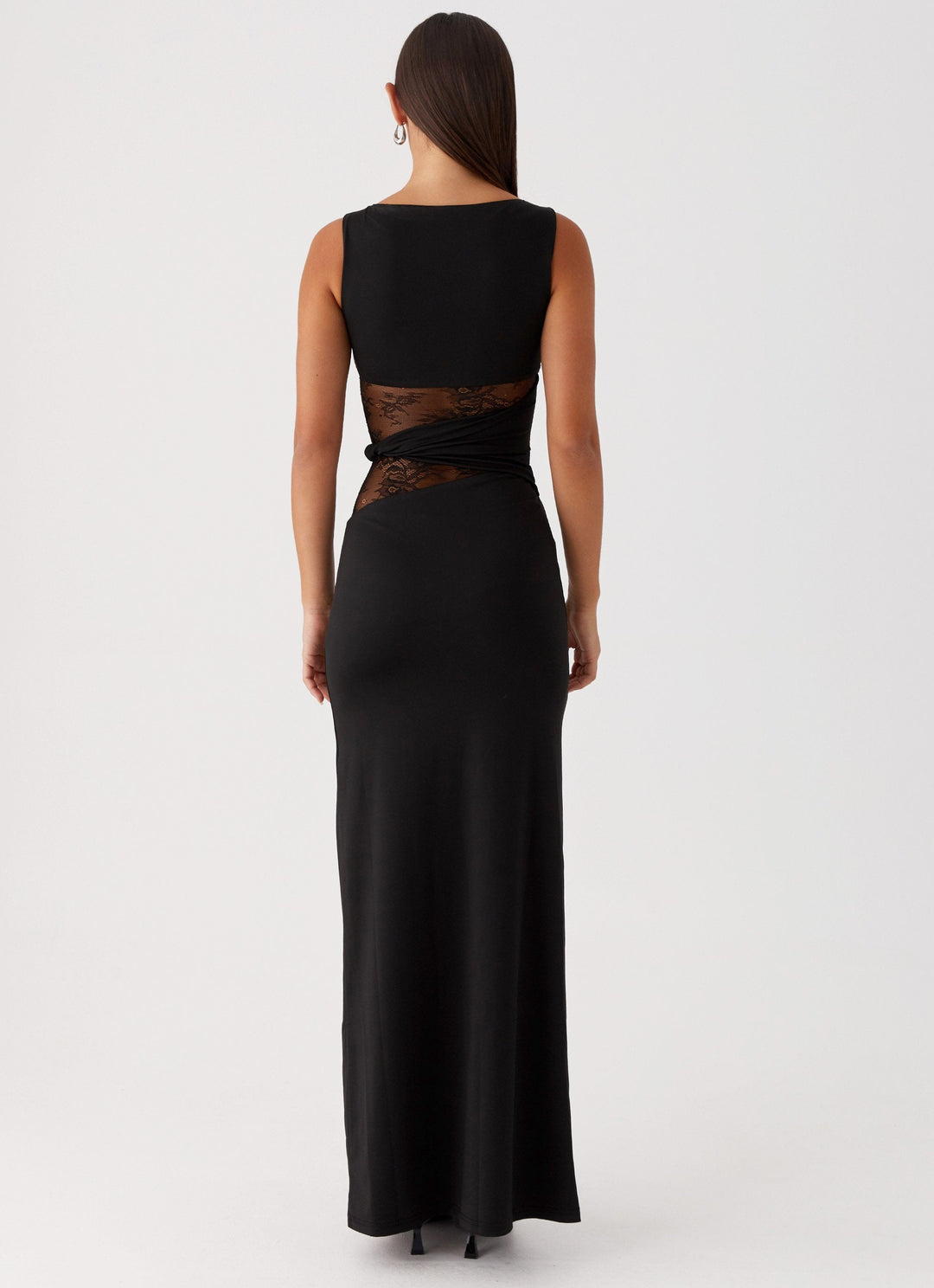 Leni |  Maxi Dress with Subtle Cutouts and Lacing
