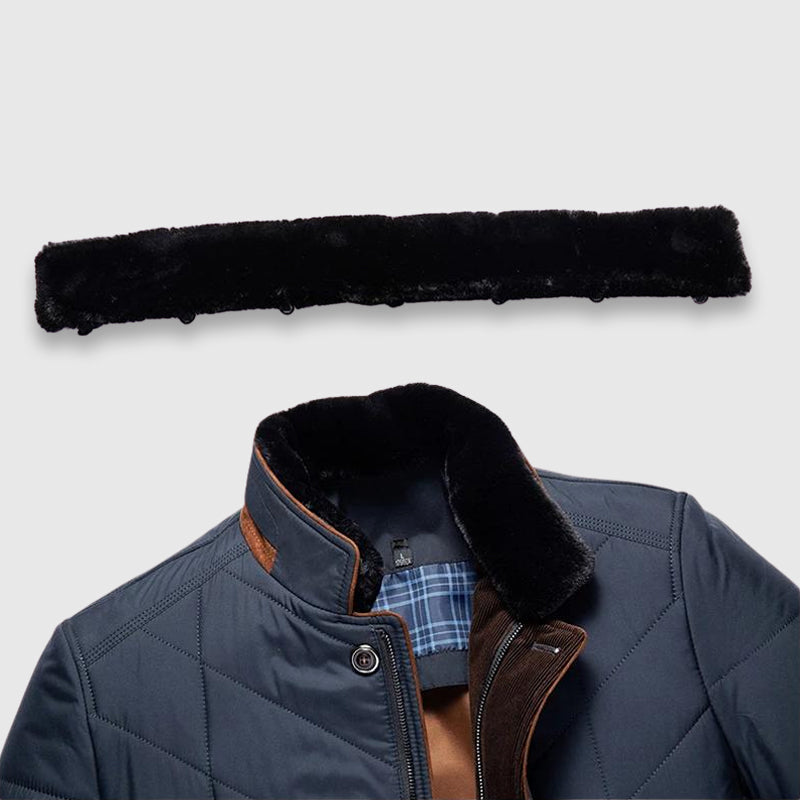 Men's Insulated Winter Jacket – Warm, Stylish & Comfortable Coat with Fur Collar for Winter