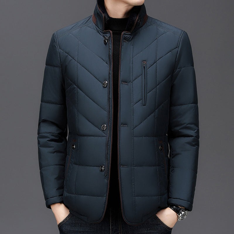 Men's Insulated Winter Jacket – Warm, Stylish & Comfortable Coat with Fur Collar for Winter