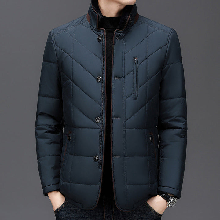 Men's Insulated Winter Jacket – Warm, Stylish & Comfortable Coat with Fur Collar for Winter