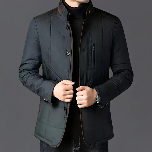 Men's Insulated Winter Jacket – Warm, Stylish & Comfortable Coat with Fur Collar for Winter