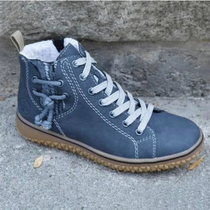 Vintage-inspired orthopedic boots