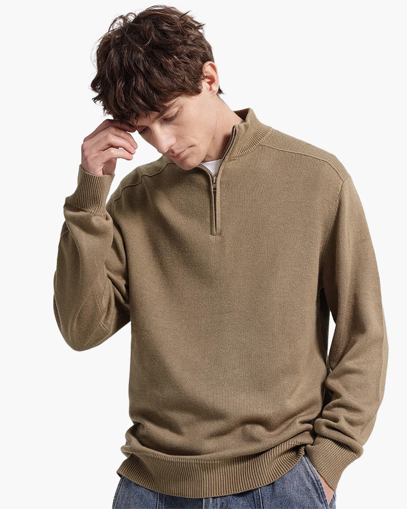 100% Merino Wool Zip-Up Jacket