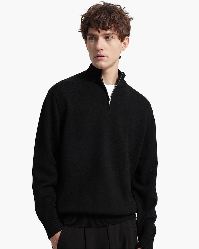 100% Merino Wool Zip-Up Jacket