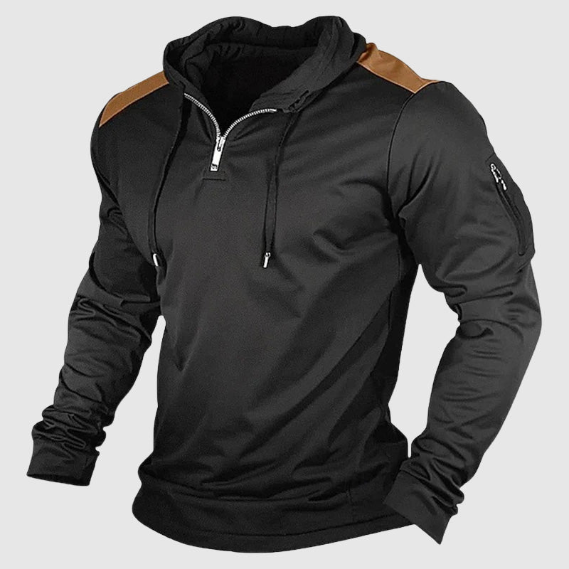 Outdoor Streetwear Men's Hoodie with Zip – Casual & Comfortable Zip-Up