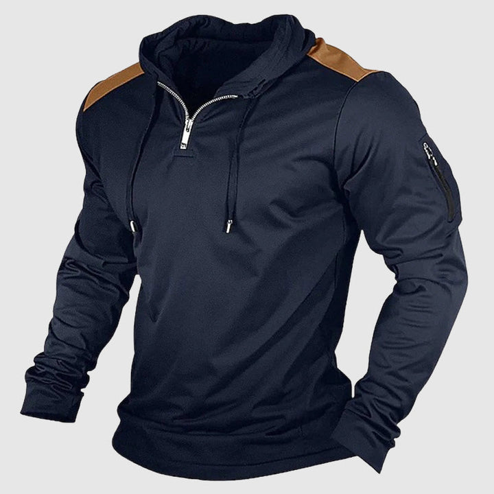Outdoor Streetwear Men's Hoodie with Zip – Casual & Comfortable Zip-Up