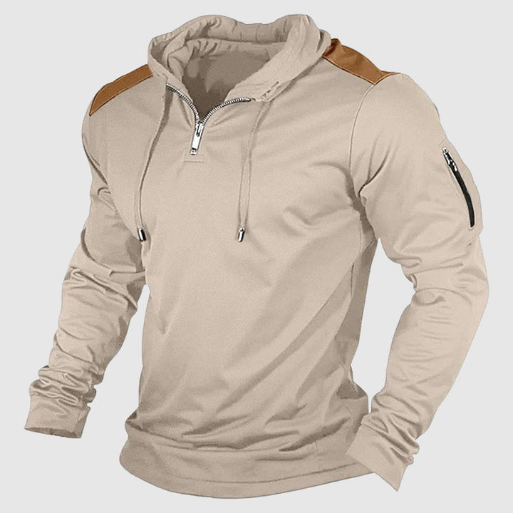 Outdoor Streetwear Men's Hoodie with Zip – Casual & Comfortable Zip-Up