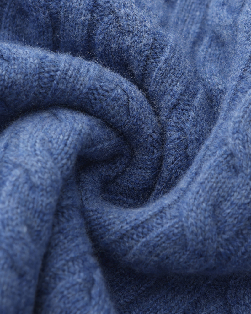 De Veneto – Cashmere Half-Zip Cardigan