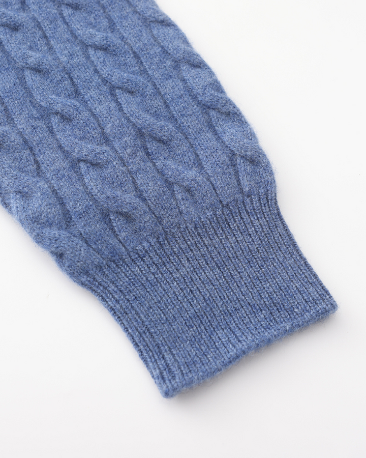 De Veneto – Cashmere Half-Zip Cardigan