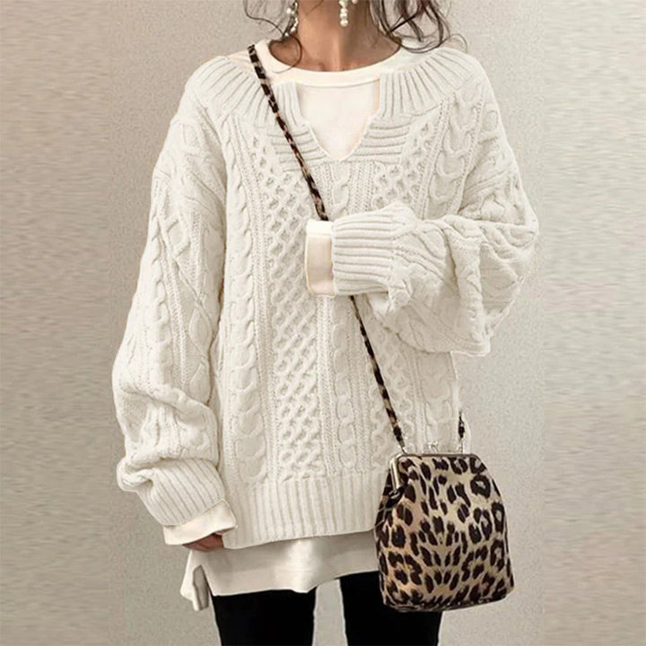 Sofia - Cozy Twisted Winter Sweater for Warm Style