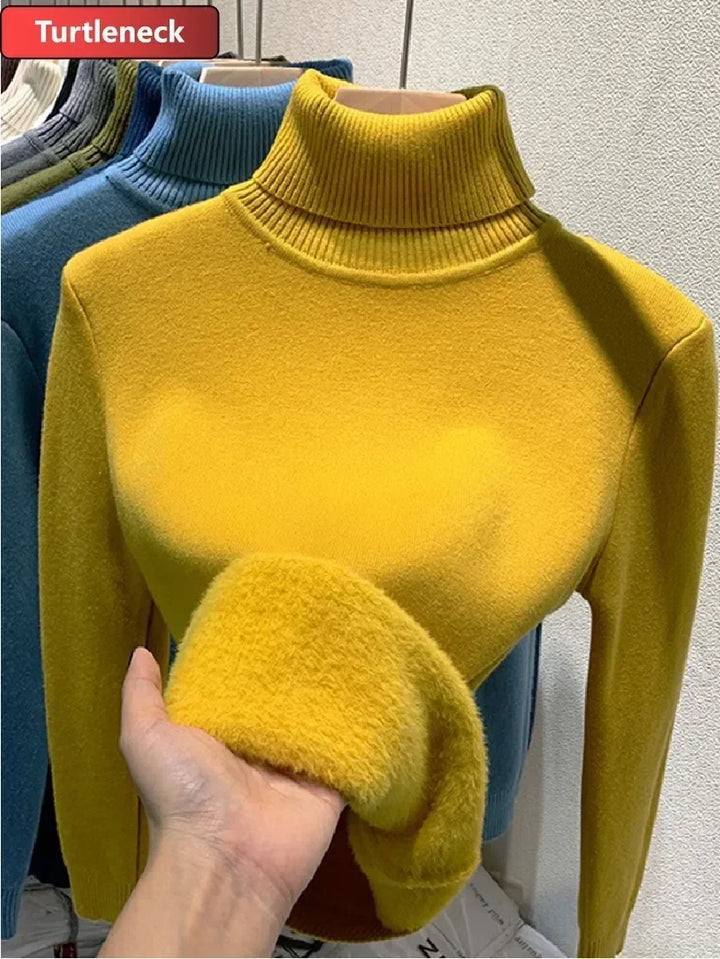 Knitted Warm Turtleneck Jumper