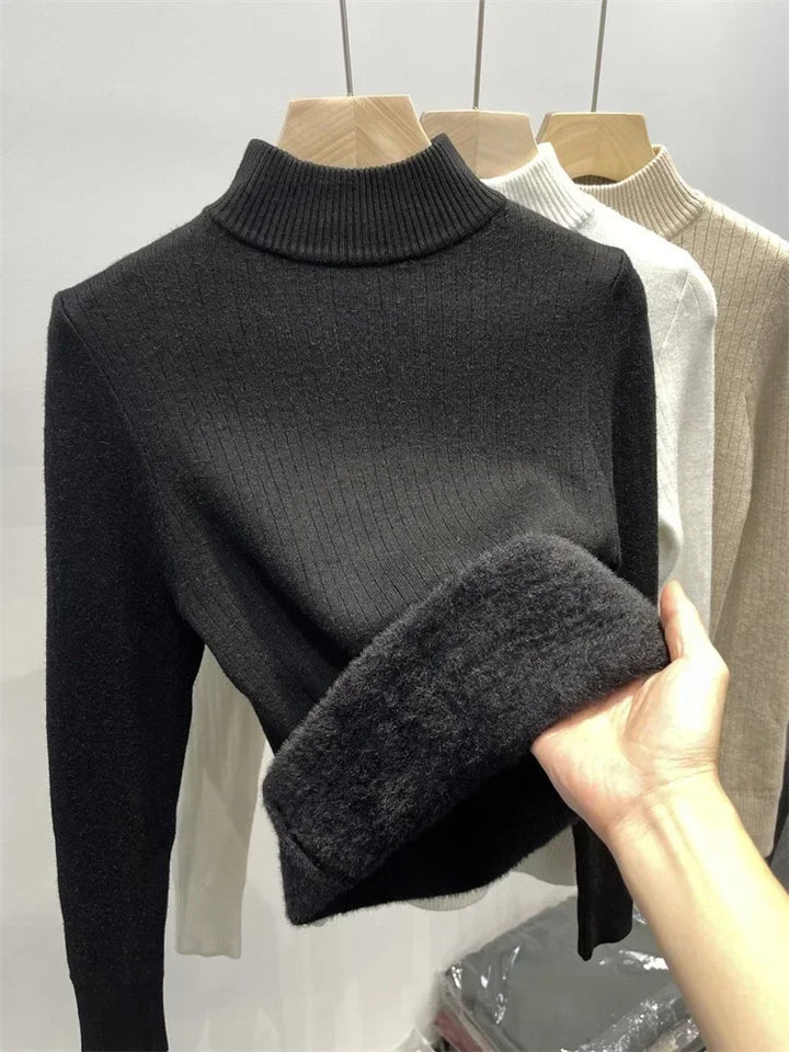 Knitted Warm Turtleneck Jumper