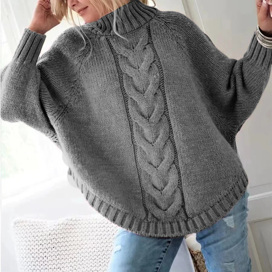 Vintage inspired cable knit jumper