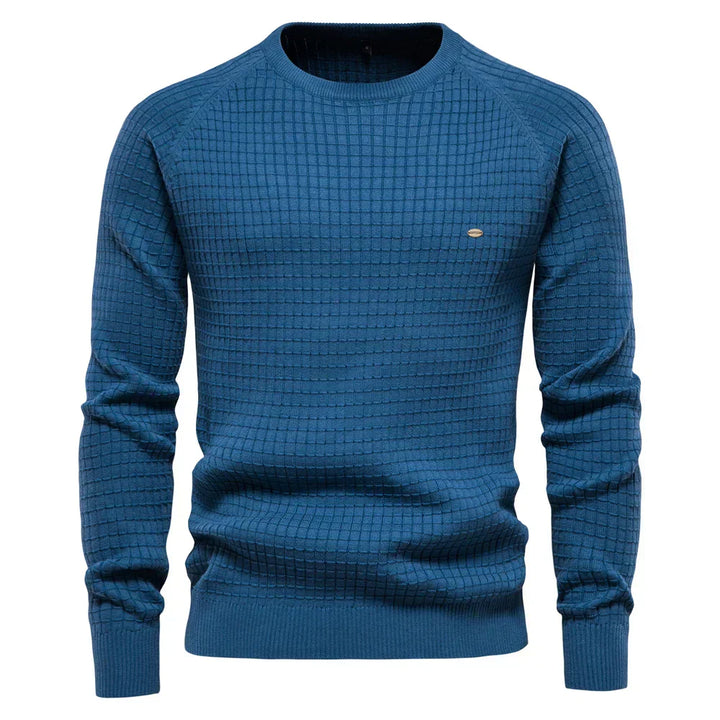Federico | Men's Sweater with Diamond Pattern
