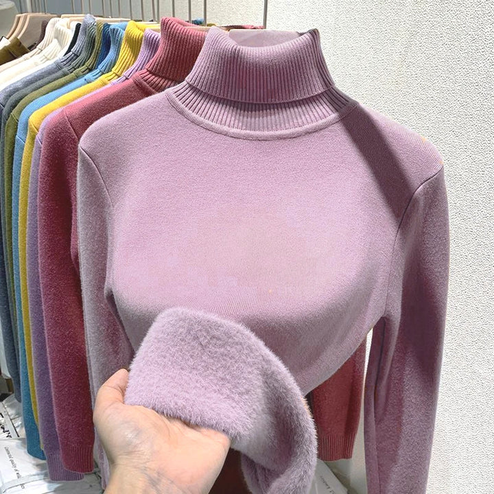 Knitted Warm Turtleneck Jumper