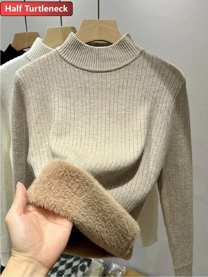 Knitted Warm Turtleneck Jumper