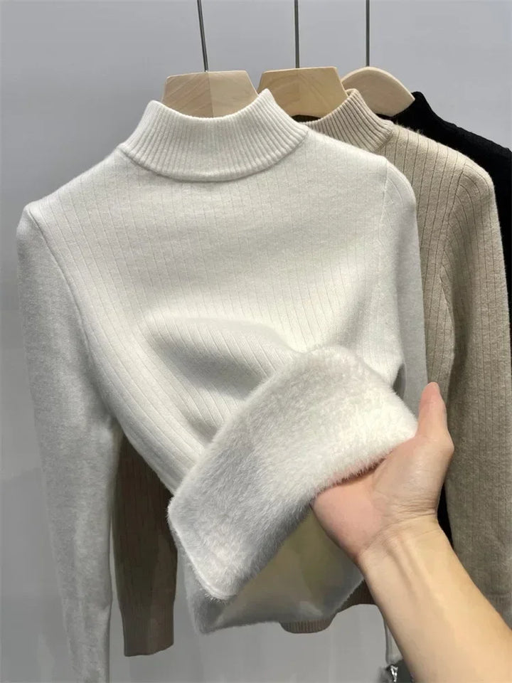 Knitted Warm Turtleneck Jumper