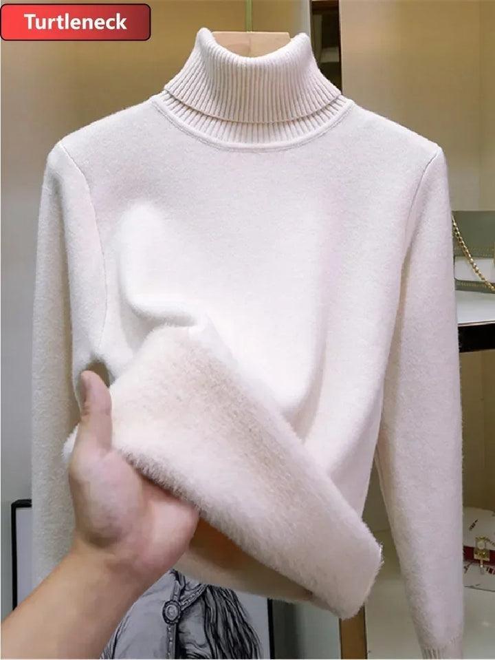Knitted Warm Turtleneck Jumper