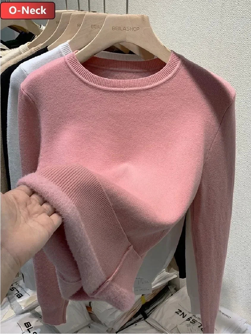 Knitted Warm Turtleneck Jumper