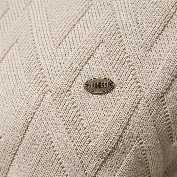 Theodor | Men's Diamond Pattern Jumper