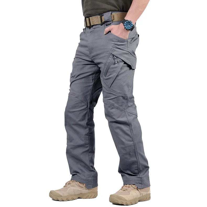 Tactical Cargo Trousers for Men – Outdoor Hiking and Running Trousers with Multiple Pockets