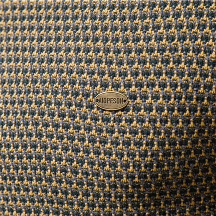 Men's Check Pattern Sweater