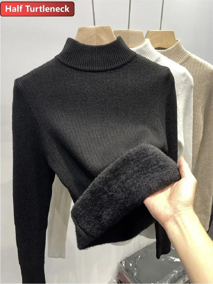 Knitted Warm Turtleneck Jumper