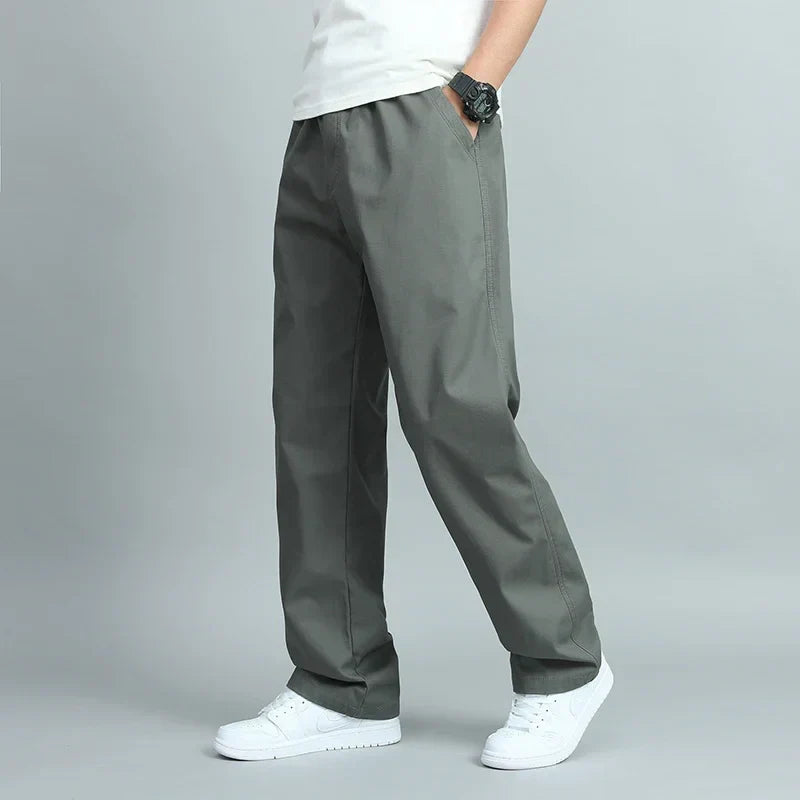 MADISON | MEN'S WIDE LEG COTTON TROUSERS