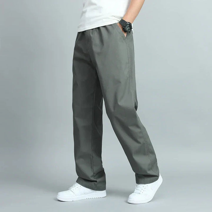 MADISON | MEN'S WIDE LEG COTTON TROUSERS