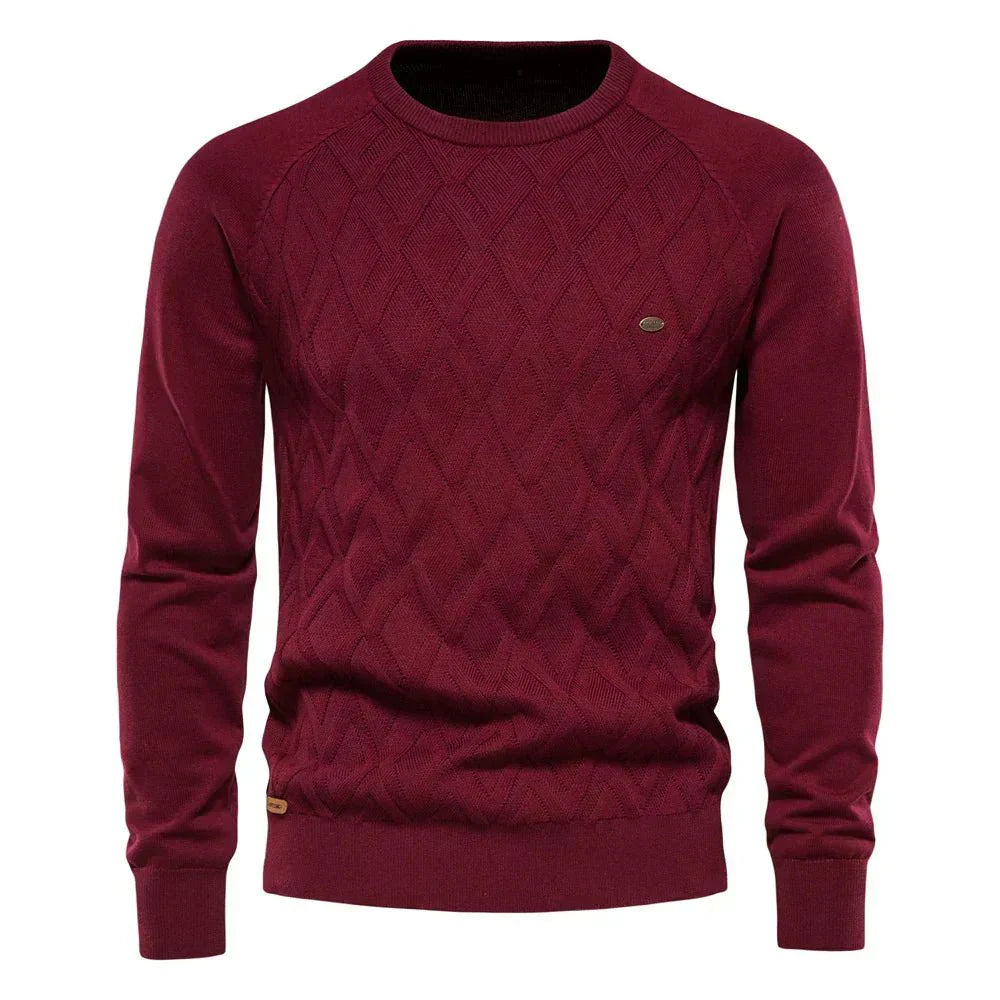 Theodor | Men's Diamond Pattern Jumper