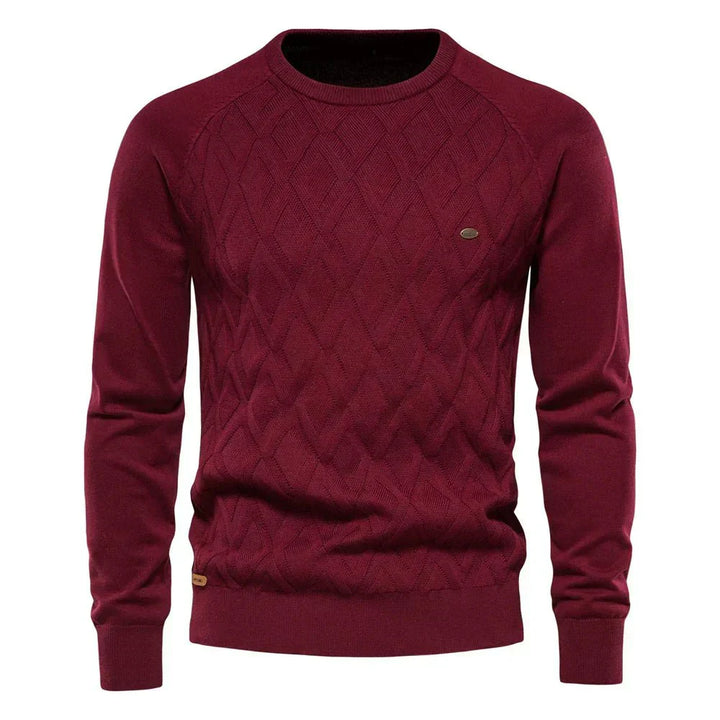 Theodor | Men's Diamond Pattern Jumper