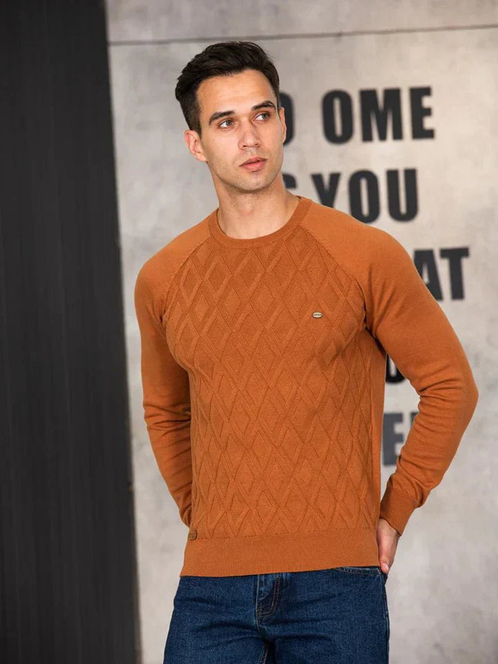 Theodor | Men's Diamond Pattern Jumper