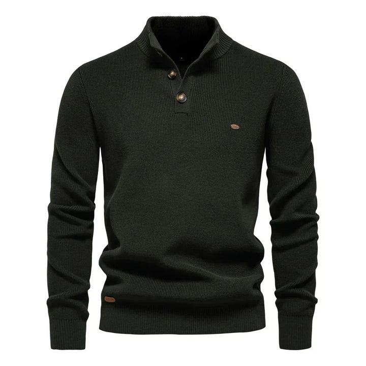 Riccardo | Men's Sweater with Buttons