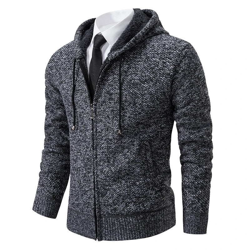 Cozy Fleece Zip-Up Cardigan