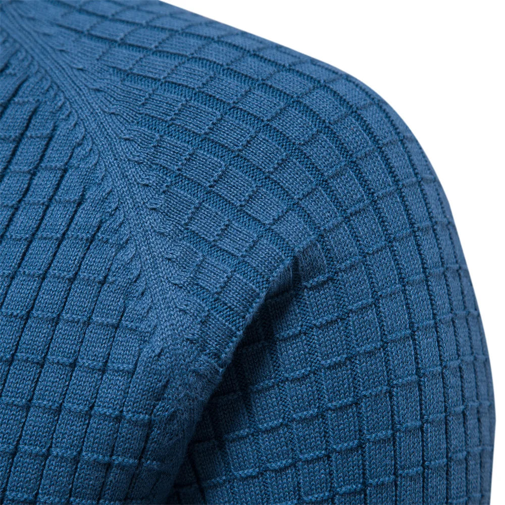 Federico | Men's Sweater with Diamond Pattern