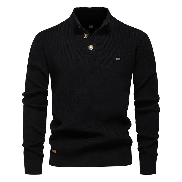 Riccardo | Men's Sweater with Buttons