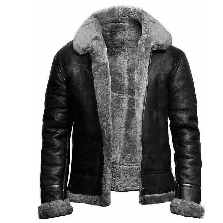 Classic Leather Jacket – Timeless Men's & Women's Jacket Made from High-Quality Real Leather