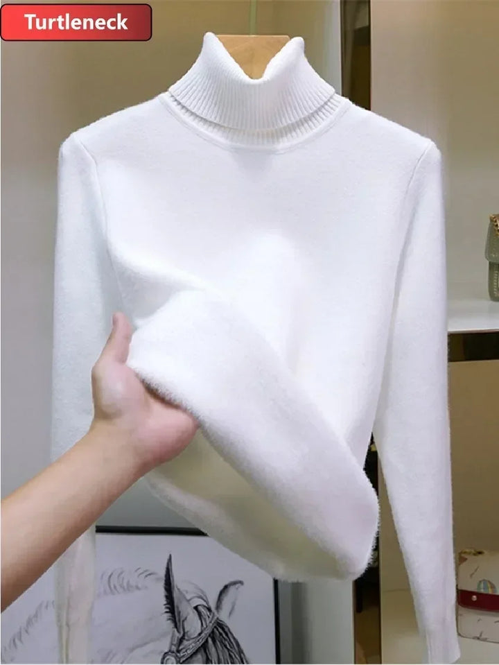 Knitted Warm Turtleneck Jumper