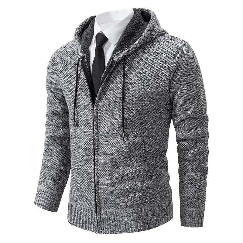 Cozy Fleece Zip-Up Cardigan