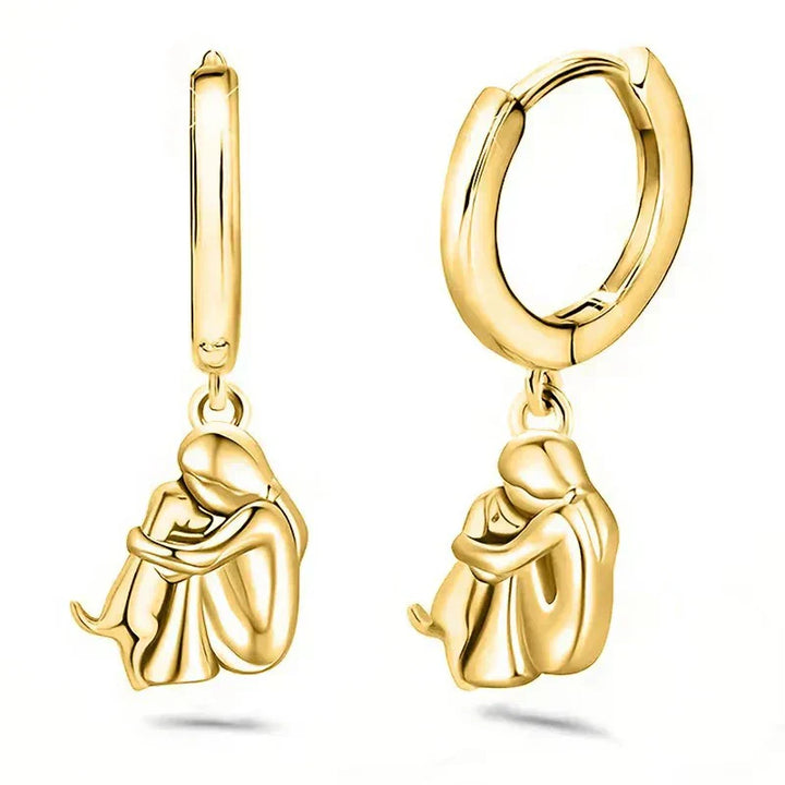 Ginny™ - Dog Icon Earrings (Round Closure)