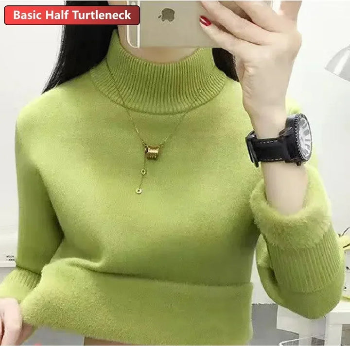 Knitted Warm Turtleneck Jumper