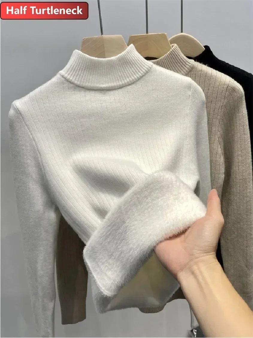 Knitted Warm Turtleneck Jumper
