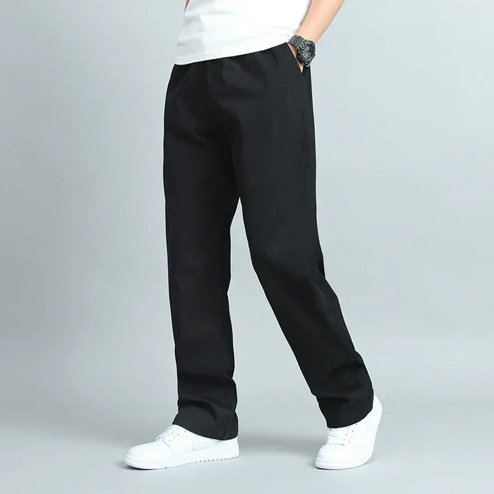 MADISON | MEN'S WIDE LEG COTTON TROUSERS